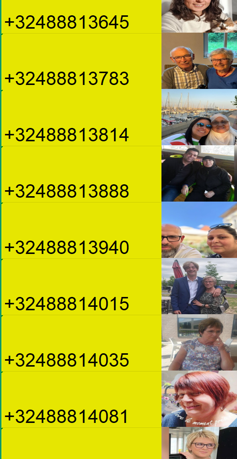 Belgium Old Women Phone Number Lead